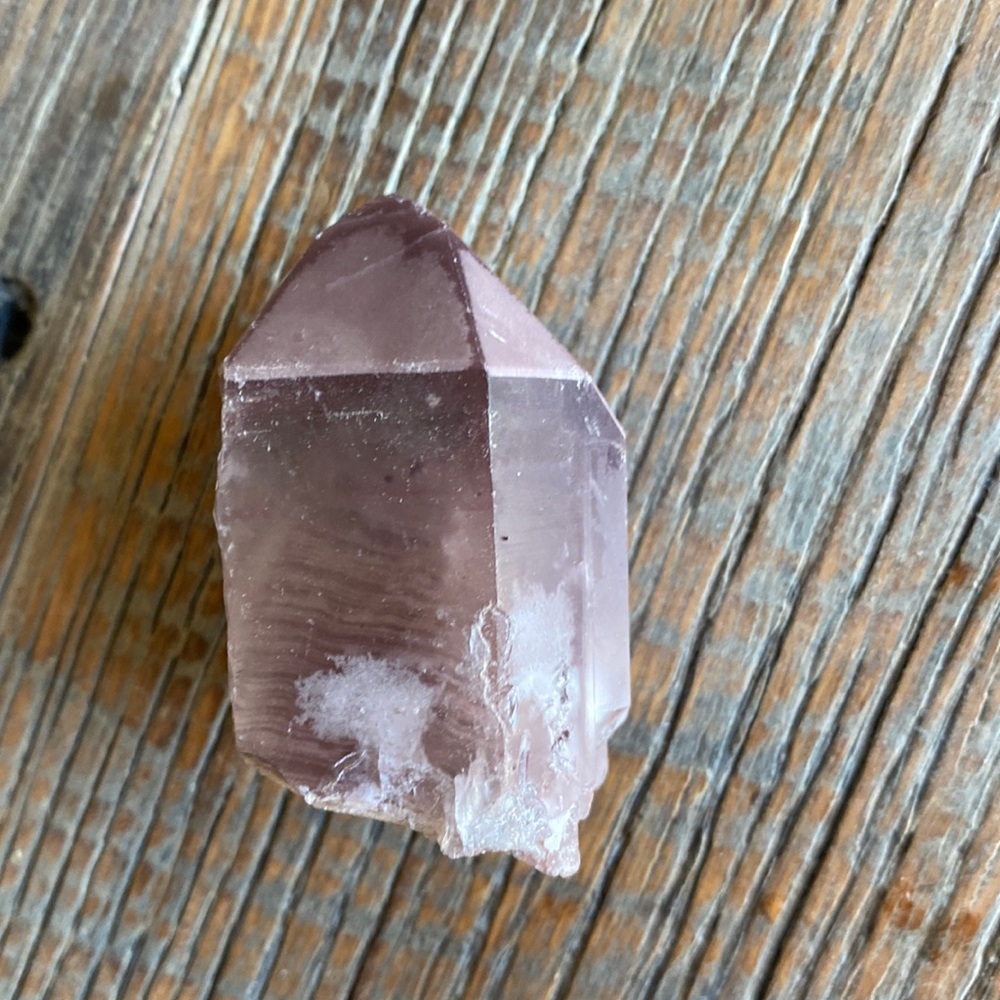 Pink Lithium Quartz crystal